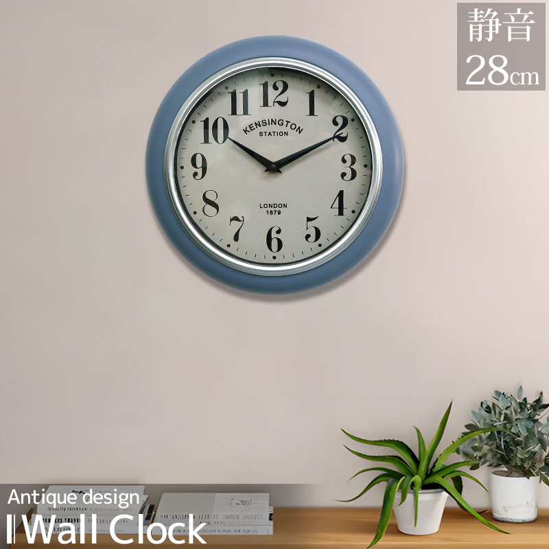ウォールクロック 壁掛け時計 おしゃれ 静音設計 静音 アンティーク インダストリアル クロック レトロ ヴィンテージ BT-148